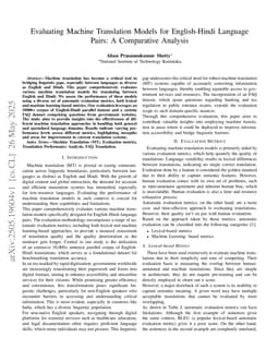 Evaluating Machine Translation Models for English-Hindi Language Pairs: A Comparative Analysis