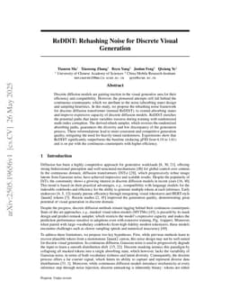 ReDDiT: Rehashing Noise for Discrete Visual Generation