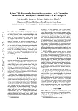 DiEmo-TTS: Disentangled Emotion Representations via Self-Supervised Distillation for Cross-Speaker Emotion Transfer in Text-to-Speech