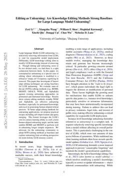 Editing as Unlearning: Are Knowledge Editing Methods Strong Baselines for Large Language Model Unlearning?