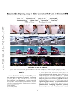 Dynamic-I2V: Exploring Image-to-Video Generation Models via Multimodal LLM