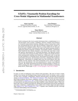 ViTaPEs: Visuotactile Position Encodings for Cross-Modal Alignment in Multimodal Transformers