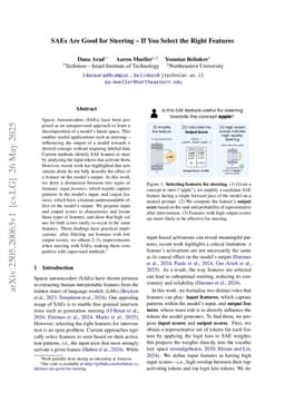 SAEs Are Good for Steering -- If You Select the Right Features