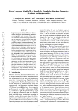 Large Language Models Meet Knowledge Graphs for Question Answering: Synthesis and Opportunities