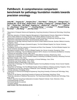 PathBench: A comprehensive comparison benchmark for pathology foundation models towards precision oncology