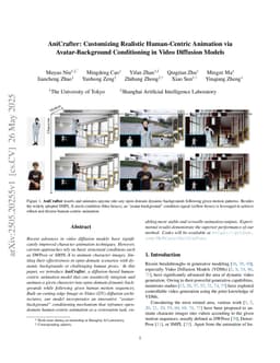 AniCrafter: Customizing Realistic Human-Centric Animation via Avatar-Background Conditioning in Video Diffusion Models
