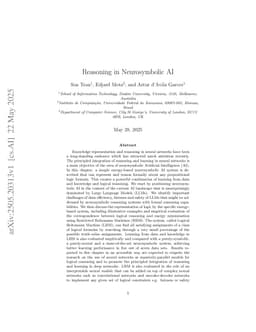 Reasoning in Neurosymbolic AI