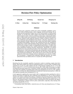 Decision Flow Policy Optimization
