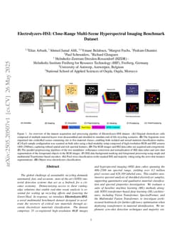 Electrolyzers-HSI: Close-Range Multi-Scene Hyperspectral Imaging Benchmark Dataset