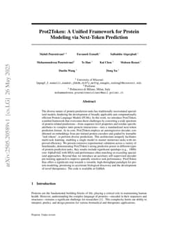 Prot2Token: A Unified Framework for Protein Modeling via Next-Token Prediction