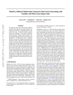 TimePro: Efficient Multivariate Long-term Time Series Forecasting with Variable- and Time-Aware Hyper-state