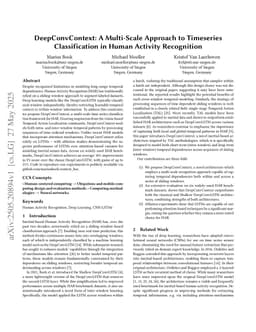 DeepConvContext: A Multi-Scale Approach to Timeseries Classification in Human Activity Recognition
