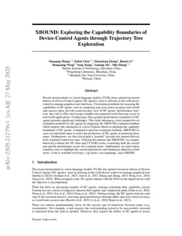 XBOUND: Exploring the Capability Boundaries of Device-Control Agents through Trajectory Tree Exploration