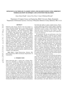 Efficient Leaf Disease Classification and Segmentation using Midpoint Normalization Technique and Attention Mechanism