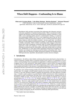 When Shift Happens - Confounding Is to Blame