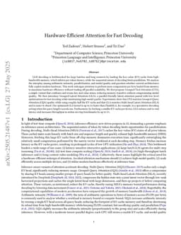 Hardware-Efficient Attention for Fast Decoding