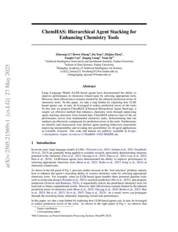 ChemHAS: Hierarchical Agent Stacking for Enhancing Chemistry Tools