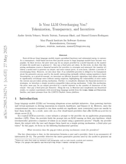 Is Your LLM Overcharging You? Tokenization, Transparency, and Incentives