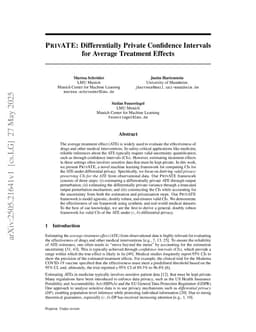 PrivATE: Differentially Private Confidence Intervals for Average Treatment Effects