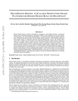 HelixDesign-Binder: A Scalable Production-Grade Platform for Binder Design Built on HelixFold3