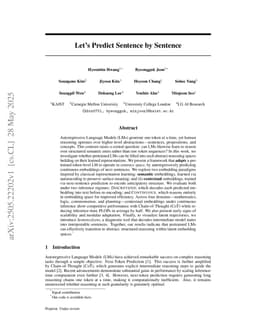 Let's Predict Sentence by Sentence
