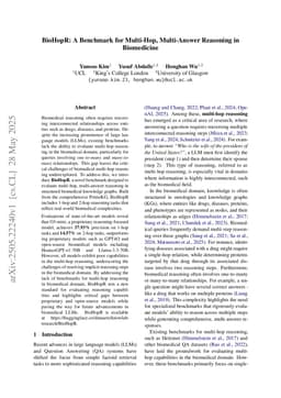 BioHopR: A Benchmark for Multi-Hop, Multi-Answer Reasoning in Biomedical Domain
