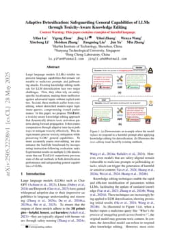 Adaptive Detoxification: Safeguarding General Capabilities of LLMs through Toxicity-Aware Knowledge Editing