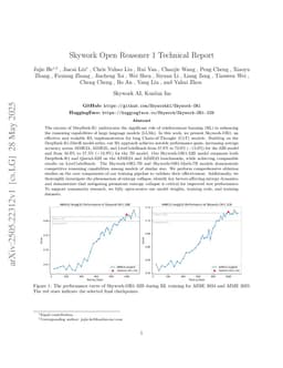 Skywork Open Reasoner 1 Technical Report