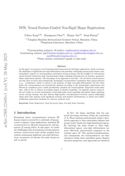 NFR: Neural Feature-Guided Non-Rigid Shape Registration