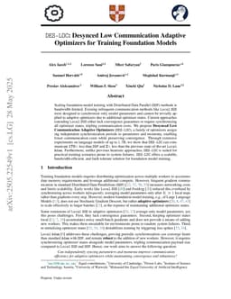 DES-LOC: Desynced Low Communication Adaptive Optimizers for Training Foundation Models