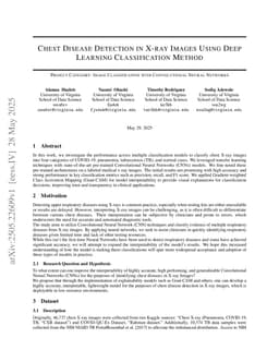 Chest Disease Detection In X-Ray Images Using Deep Learning Classification Method