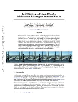 FastTD3: Simple, Fast, and Capable Reinforcement Learning for Humanoid Control
