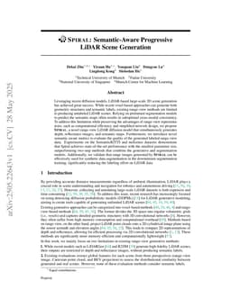 SPIRAL: Semantic-Aware Progressive LiDAR Scene Generation