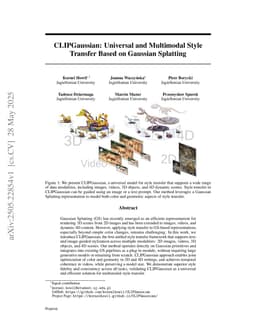 CLIPGaussian: Universal and Multimodal Style Transfer Based on Gaussian Splatting