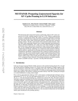 Mustafar: Promoting Unstructured Sparsity for KV Cache Pruning in LLM Inference
