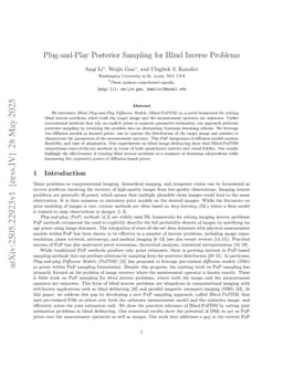 Plug-and-Play Posterior Sampling for Blind Inverse Problems