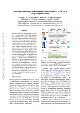 Case-Based Reasoning Enhances the Predictive Power of LLMs in Drug-Drug Interaction