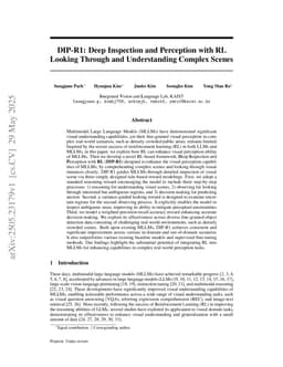 DIP-R1: Deep Inspection and Perception with RL Looking Through and Understanding Complex Scenes