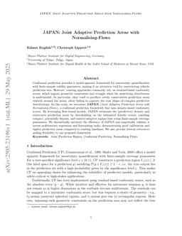 JAPAN: Joint Adaptive Prediction Areas with Normalising-Flows