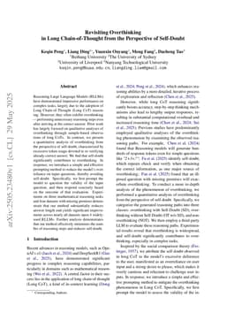 Revisiting Overthinking in Long Chain-of-Thought from the Perspective of Self-Doubt