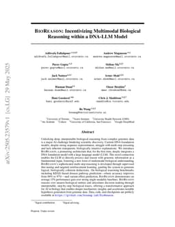 BioReason: Incentivizing Multimodal Biological Reasoning within a DNA-LLM Model