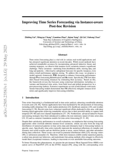 Improving Time Series Forecasting via Instance-aware Post-hoc Revision