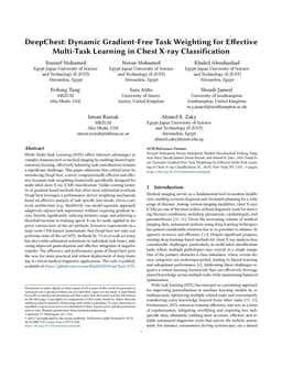 DeepChest: Dynamic Gradient-Free Task Weighting for Effective Multi-Task Learning in Chest X-ray Classification
