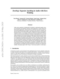 ZeroSep: Separate Anything in Audio with Zero Training