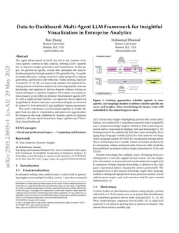 Data-to-Dashboard: Multi-Agent LLM Framework for Insightful Visualization in Enterprise Analytics