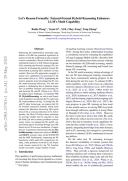 Let's Reason Formally: Natural-Formal Hybrid Reasoning Enhances LLM's Math Capability