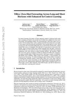 TiRex: Zero-Shot Forecasting Across Long and Short Horizons with Enhanced In-Context Learning