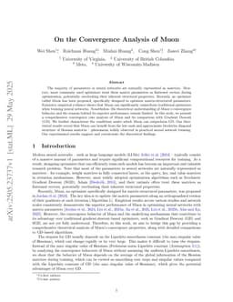 On the Convergence Analysis of Muon
