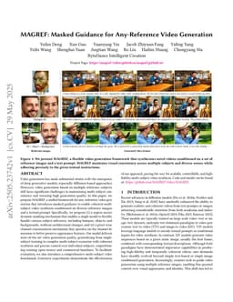 MAGREF: Masked Guidance for Any-Reference Video Generation