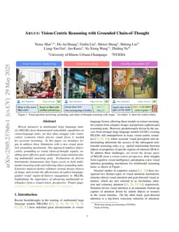 Argus: Vision-Centric Reasoning with Grounded Chain-of-Thought